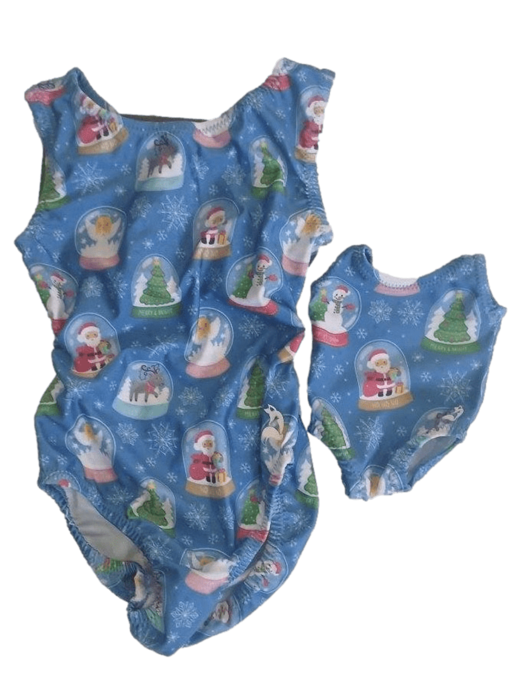 Christmas Snow Globe Tumble Tot Leotard Set - Foxy’s