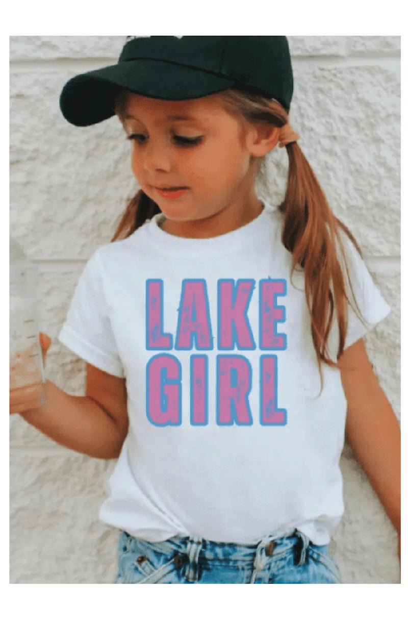 Girls Lake Girl Summer Graphic Tee - Foxy’s
