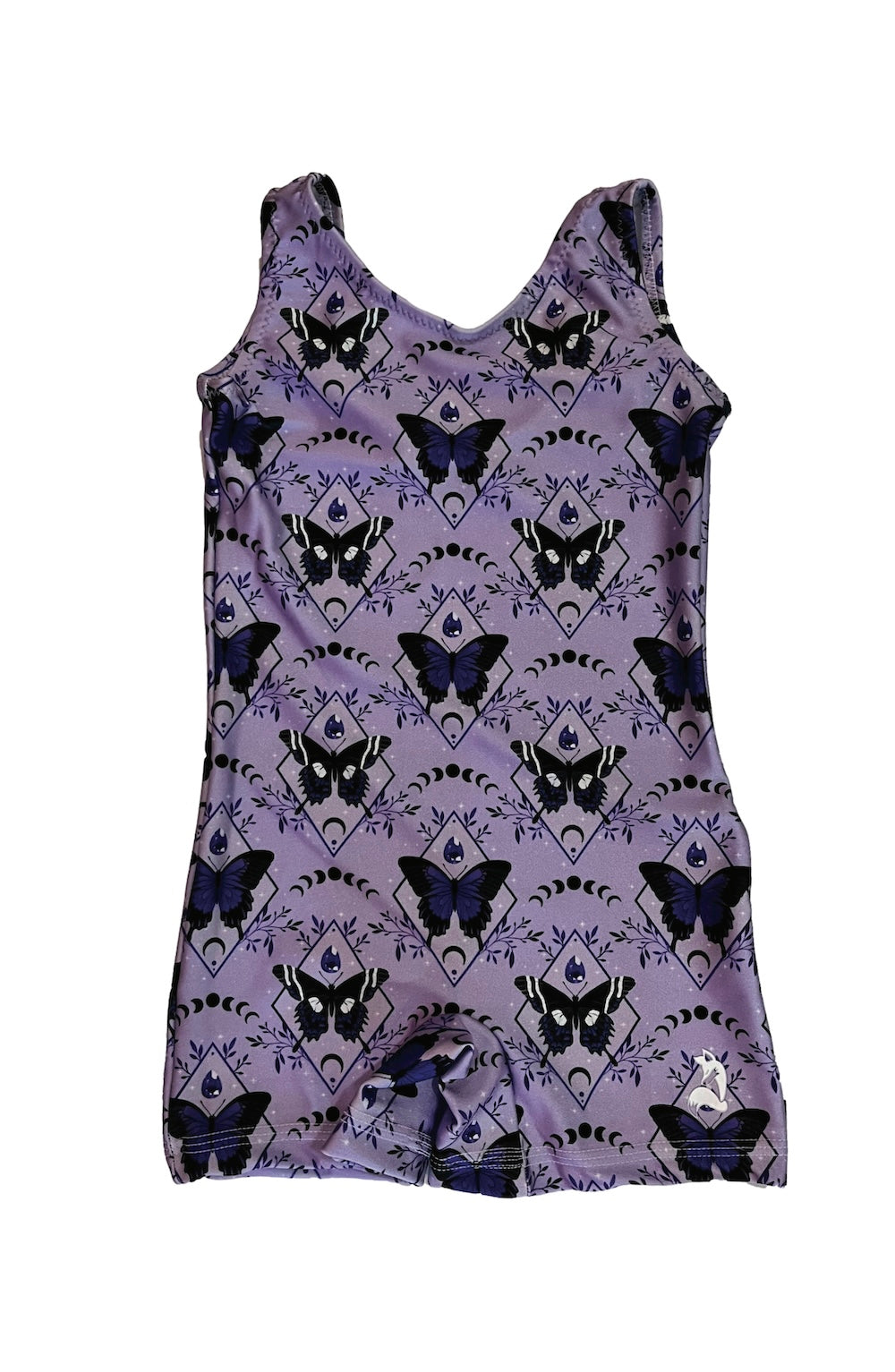 lavender butterfly unitard for girls