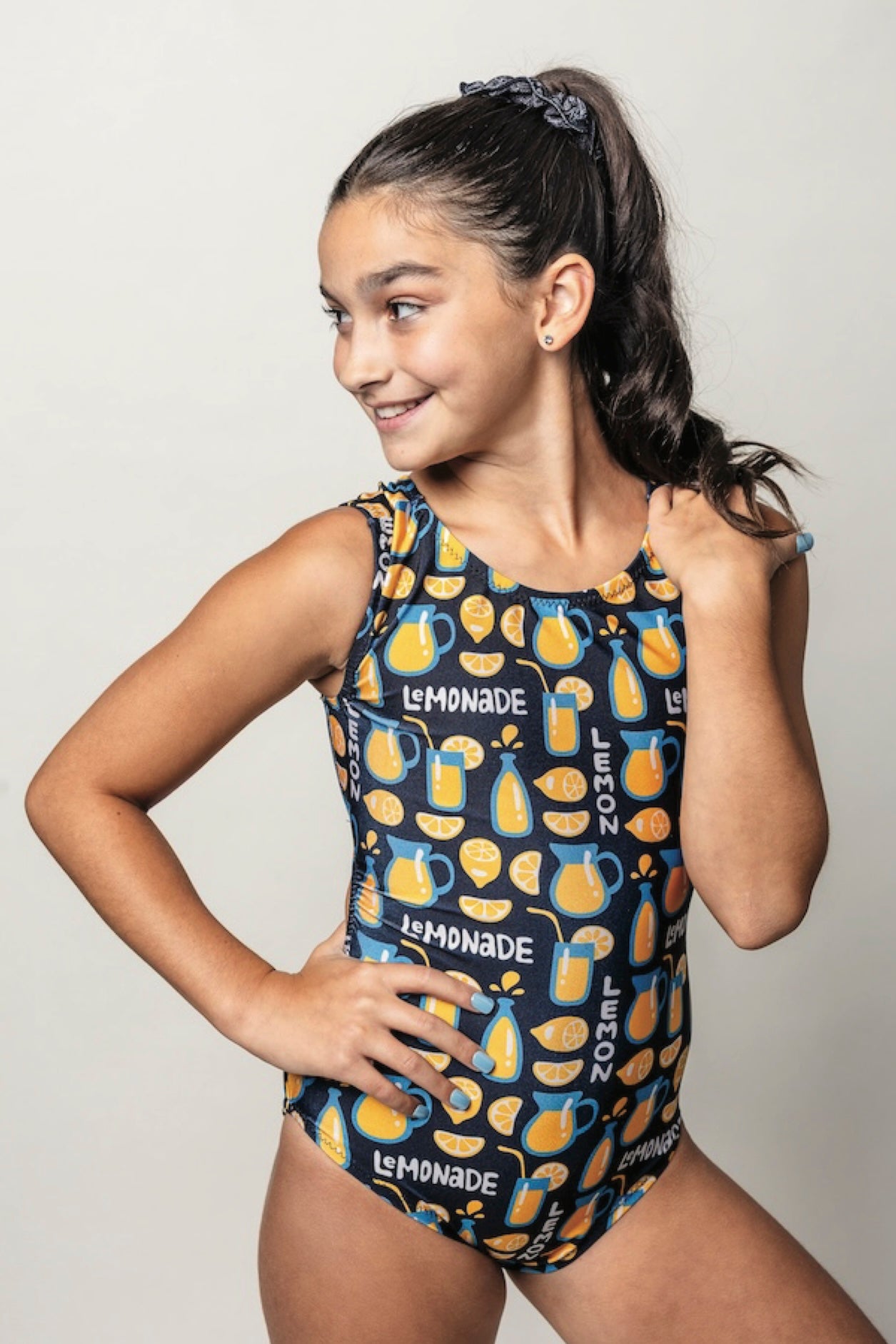 Main Squeeze Lemonade Gymnastics Leotard - Foxy's Leotards - Sizes 6 to Adult Small - Foxy’s