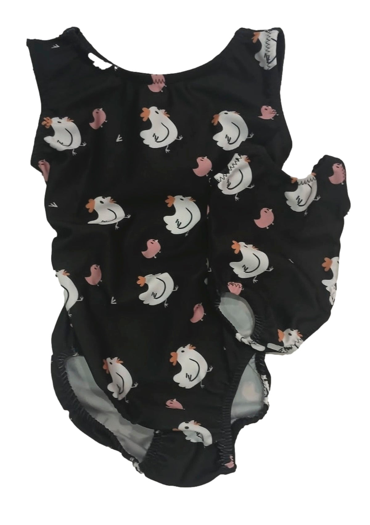 Chicken Farm Tumble Tot Matching Doll Leotard Set for Kids - Foxy’s