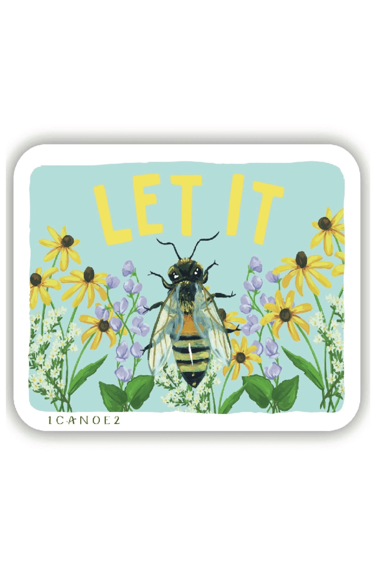 Let it Bee Decal Sticker - Foxy’s