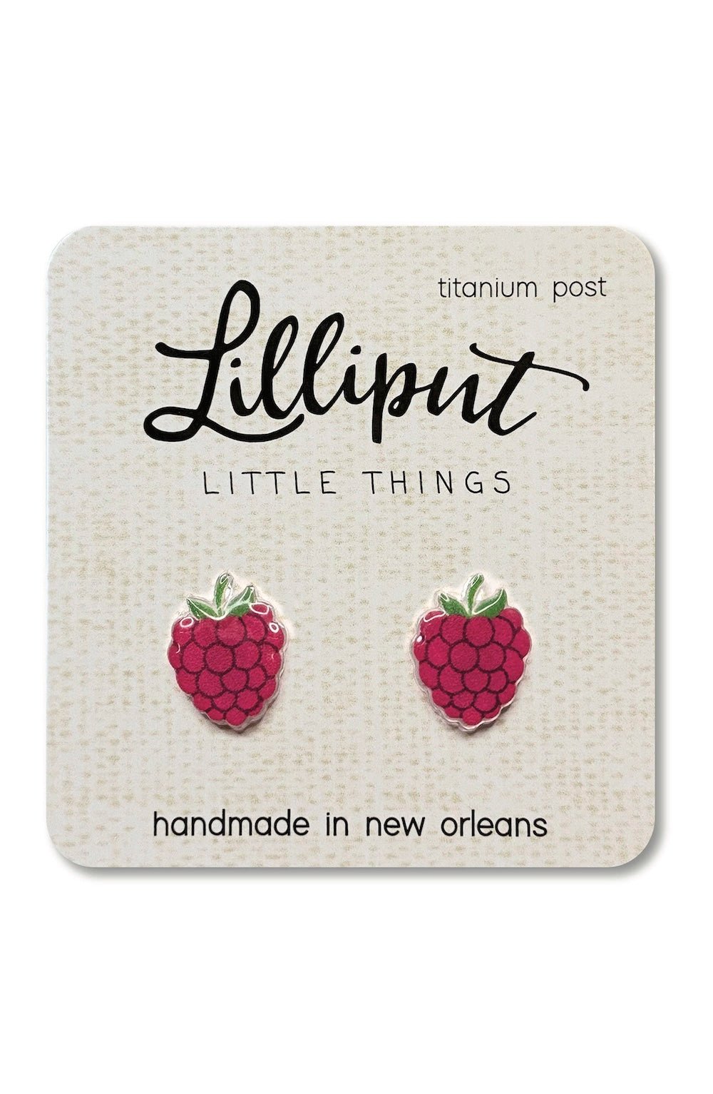 Raspberry Earrings // Summer Earrings - Foxy’s