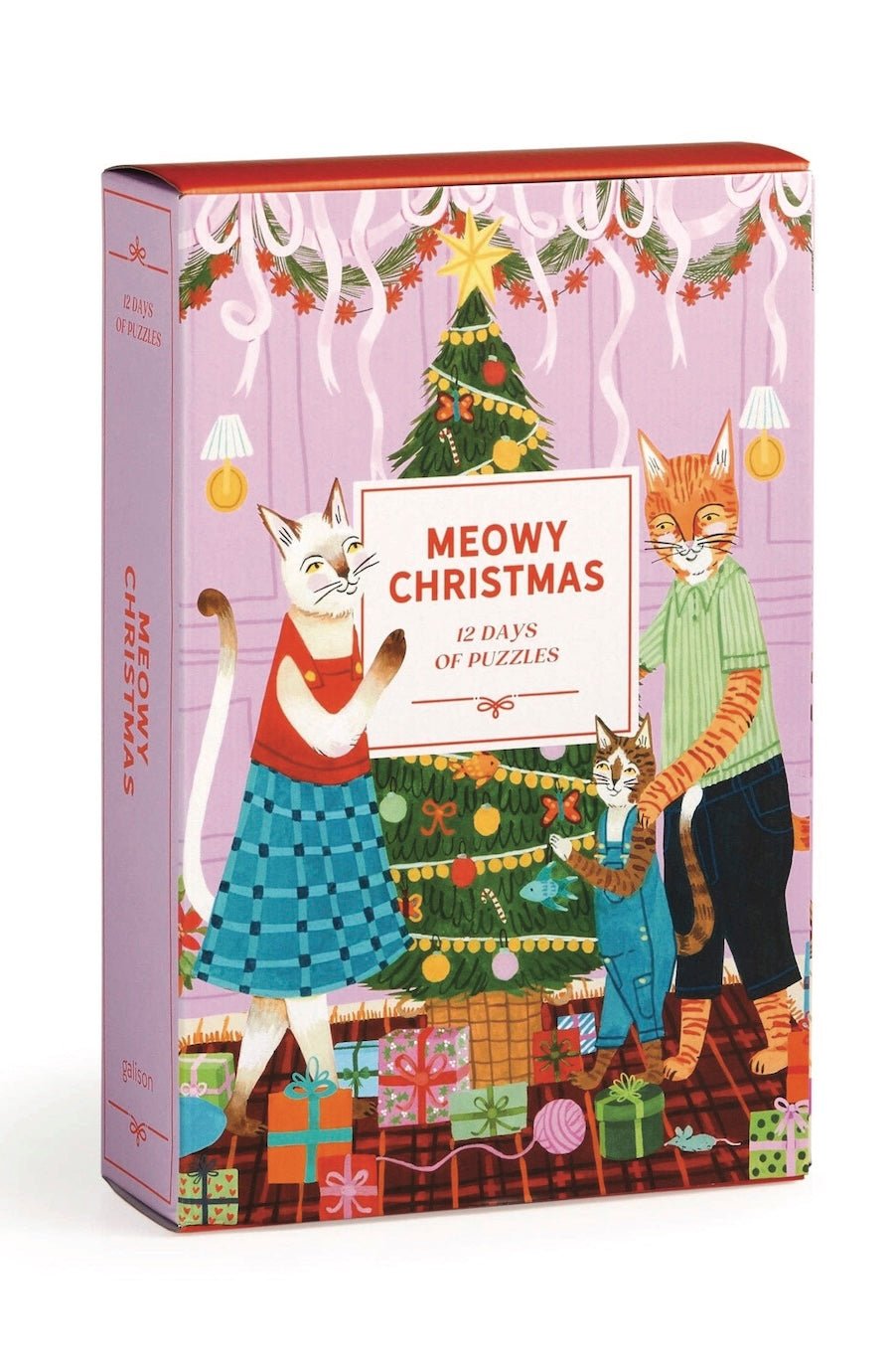 Meowy Christmas 12 Days of Puzzles 500 Piece Countdown - Foxy’s