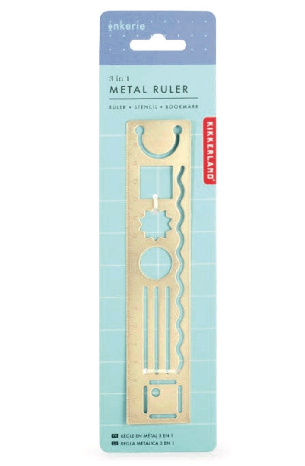 3 in 1 Metal Ruler - Foxy’s