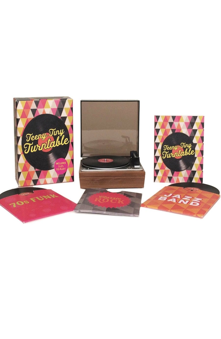 Teeny-Tiny Turntable: Includes 3 Mini-LPs To Play! - Foxy’s