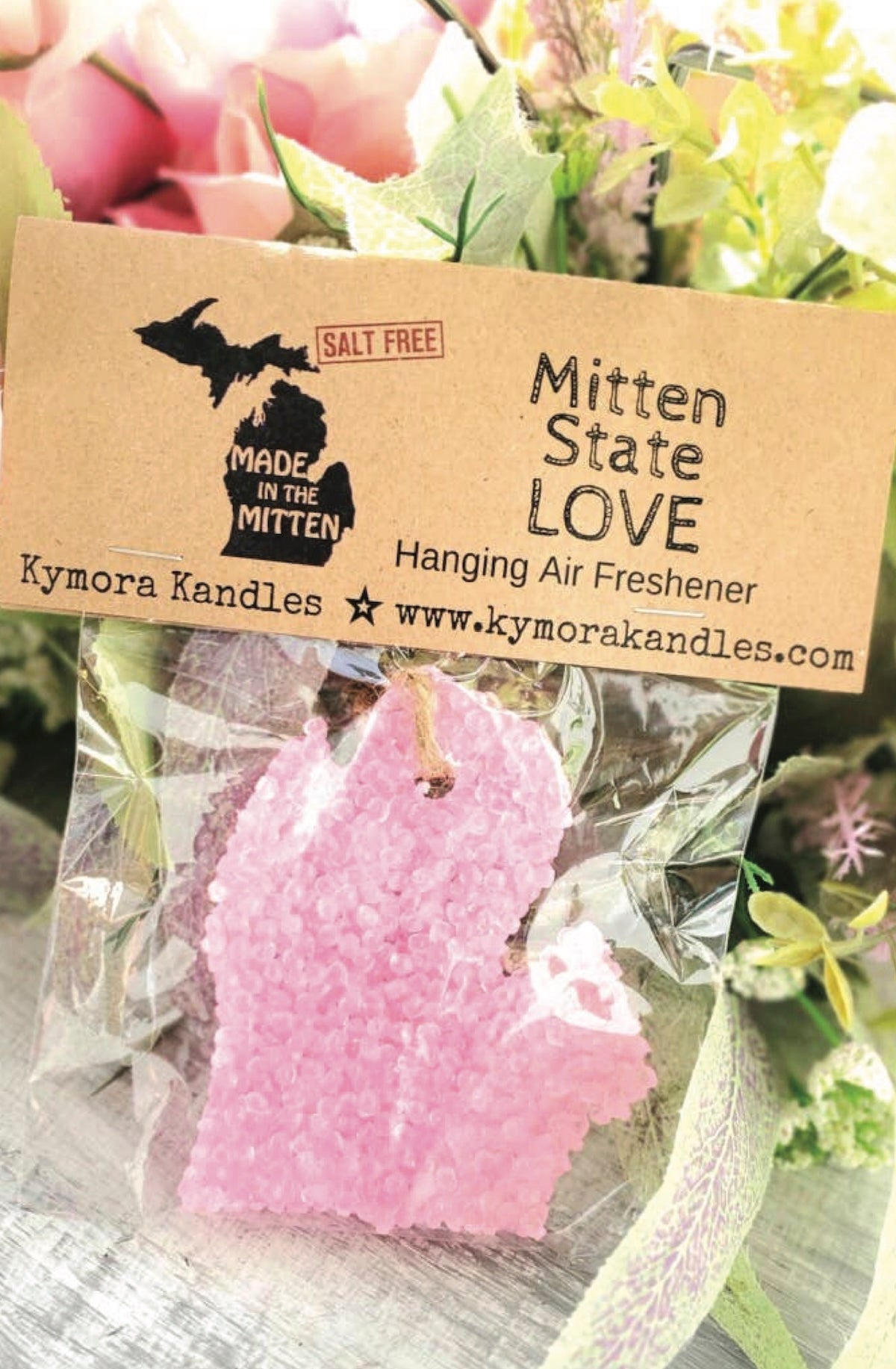 Hanging Air Freshener - Mitten State Love - Foxy’s