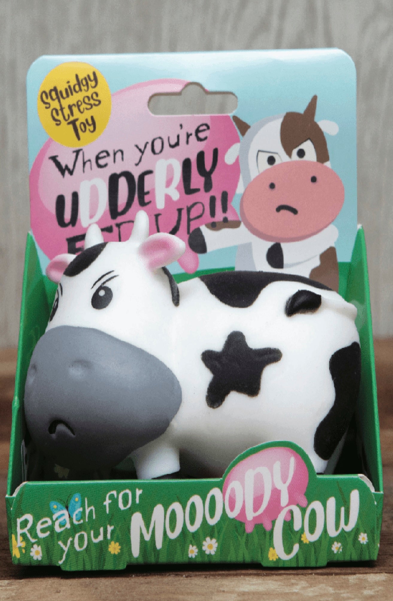 Moody Cow Stress Toy - Novelty Christmas Stocking Stuffers - Foxy’s