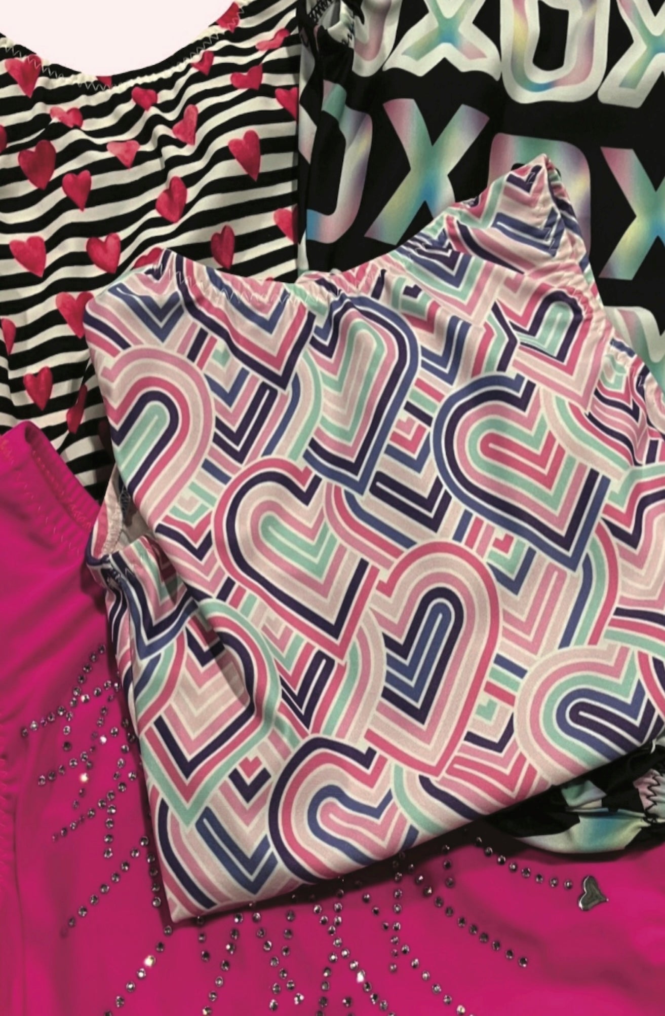 Valentine's Day Gymnastics Leotard Mystery - Foxy's Leos - Surprise Print! - Foxy’s