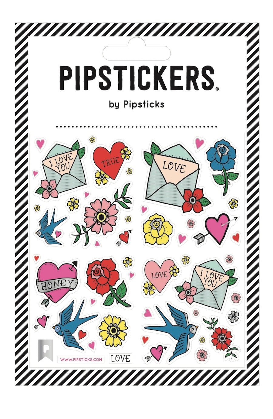 Packet of True Love Tattoo Stickers - Foxy’s
