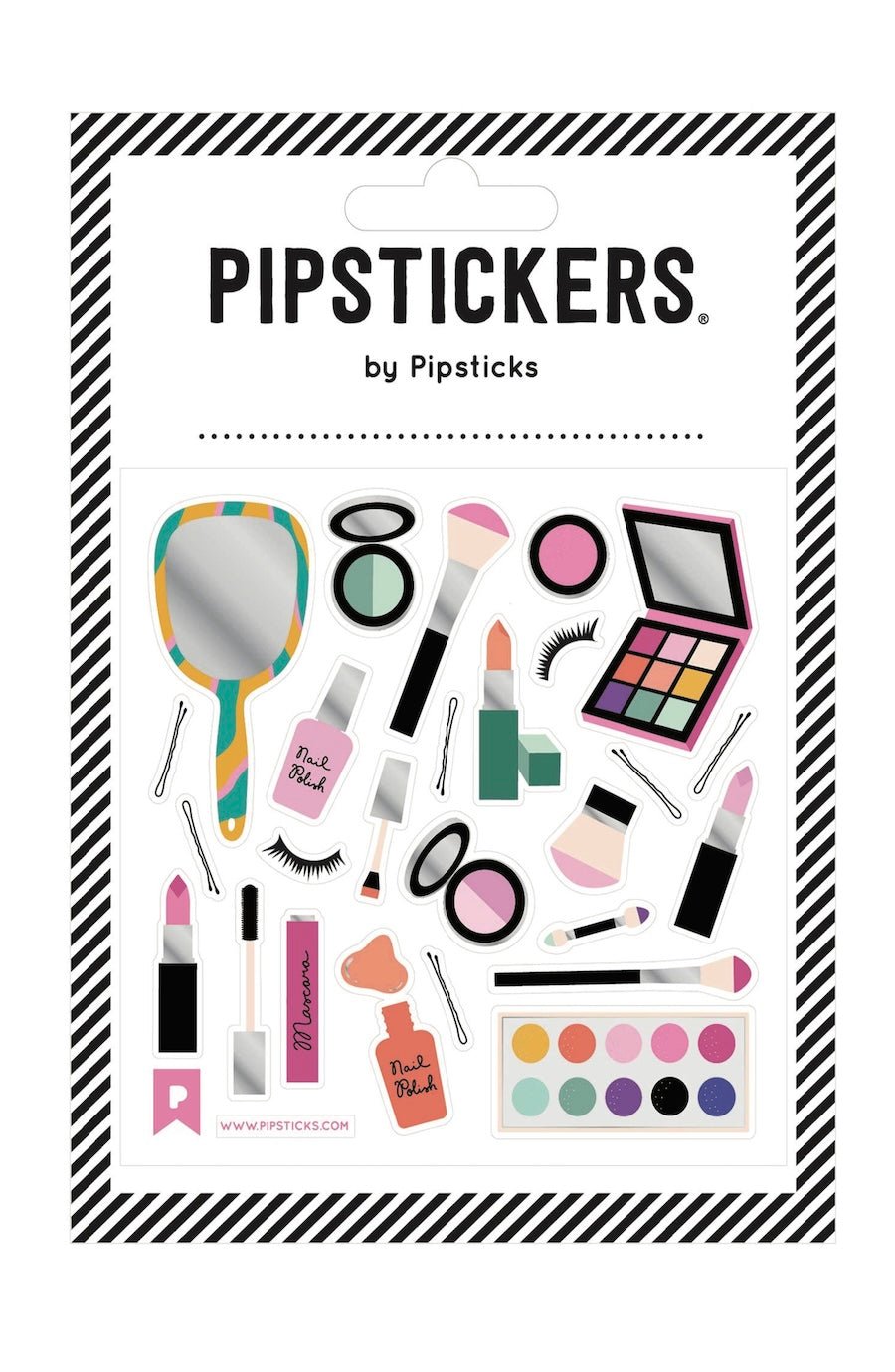 Packet of Wake Up & Makeup Stickers - Foxy’s