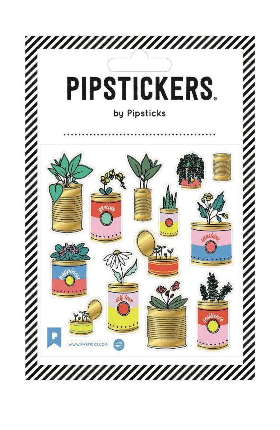 Packet of Garden In A Can Stickers