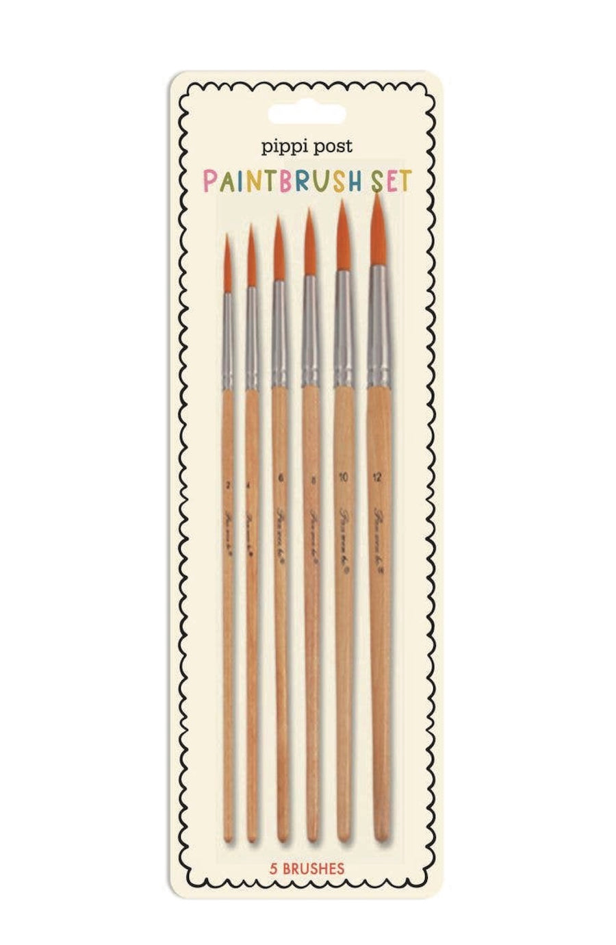 pippi post paintbrush set