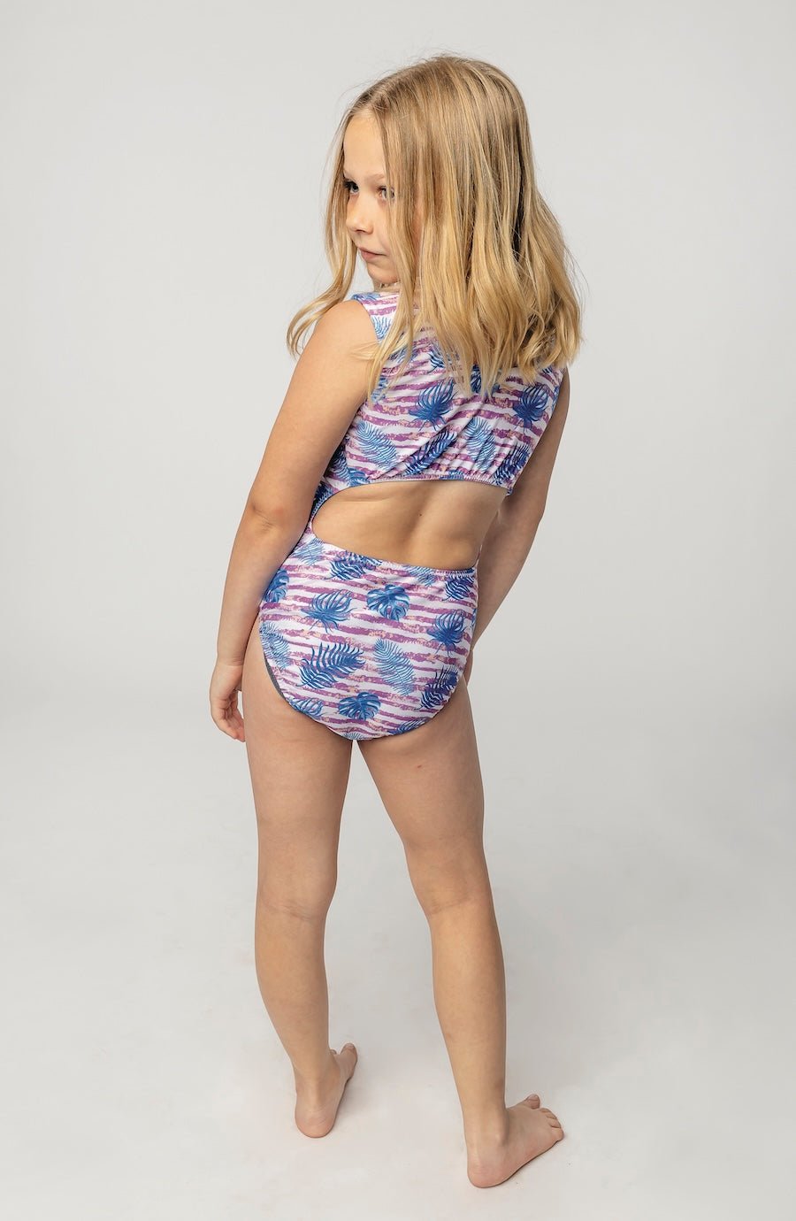 Palm Parade Gymnastics Leotard - Tropical Print, Foxy's Leos - Foxy’s