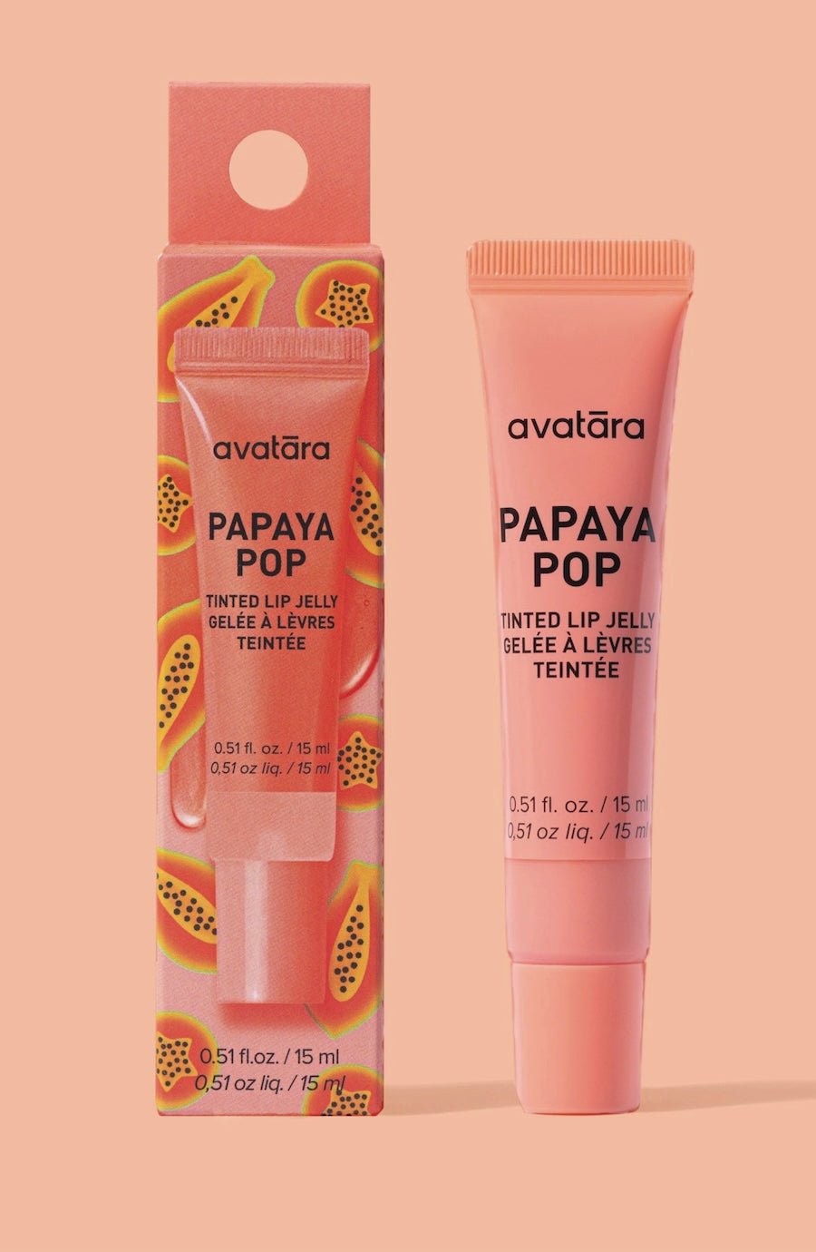 Papaya Pop Tinted Lip Jelly - Foxy’s