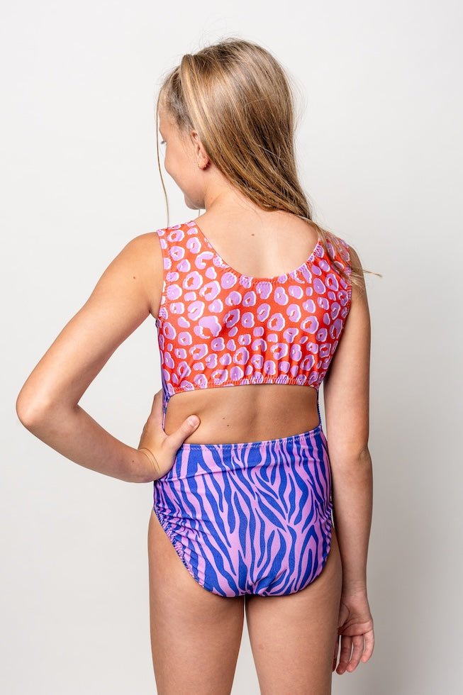 Bold Leopard Zebra Vice Versa Animal Printed Leotard for Girls (Which Style Will You Choose) - Foxy’s