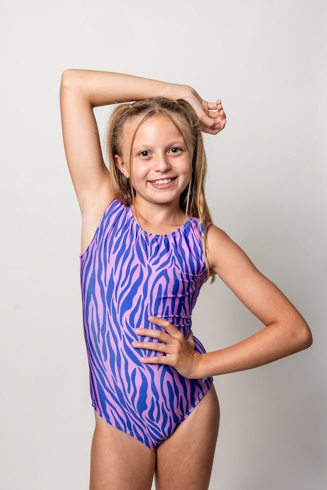 Bold Leopard Zebra Vice Versa Animal Printed Leotard for Girls (Which Style Will You Choose) - Foxy’s
