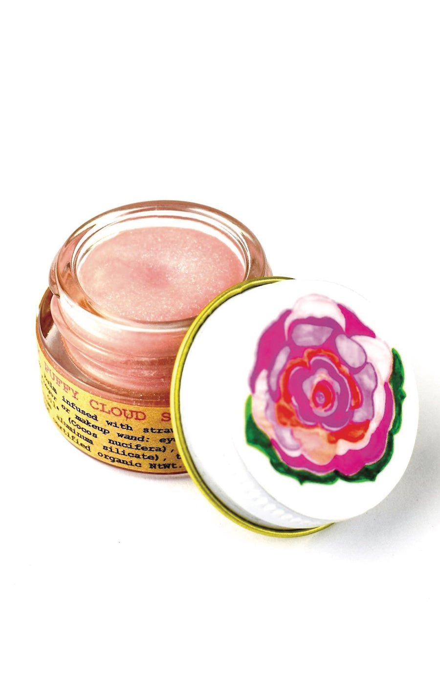 Pink Cloud Shimmer Balm - Plant - Based Makeup for Lips, Cheeks & Lids - Foxy’s