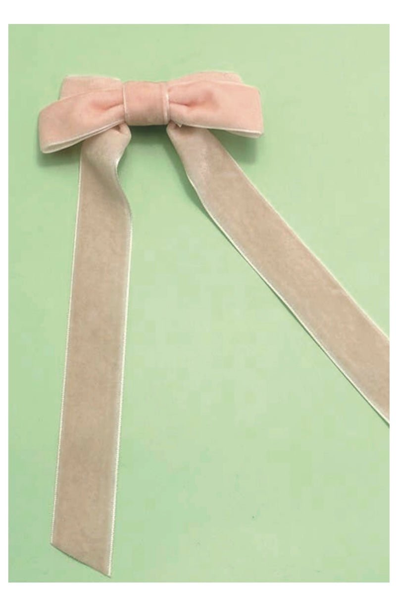 Velvet Ribbon Hair Bow Clips - Soft, Stylish Bows for Girls - Foxy's Leotards - Foxy’s