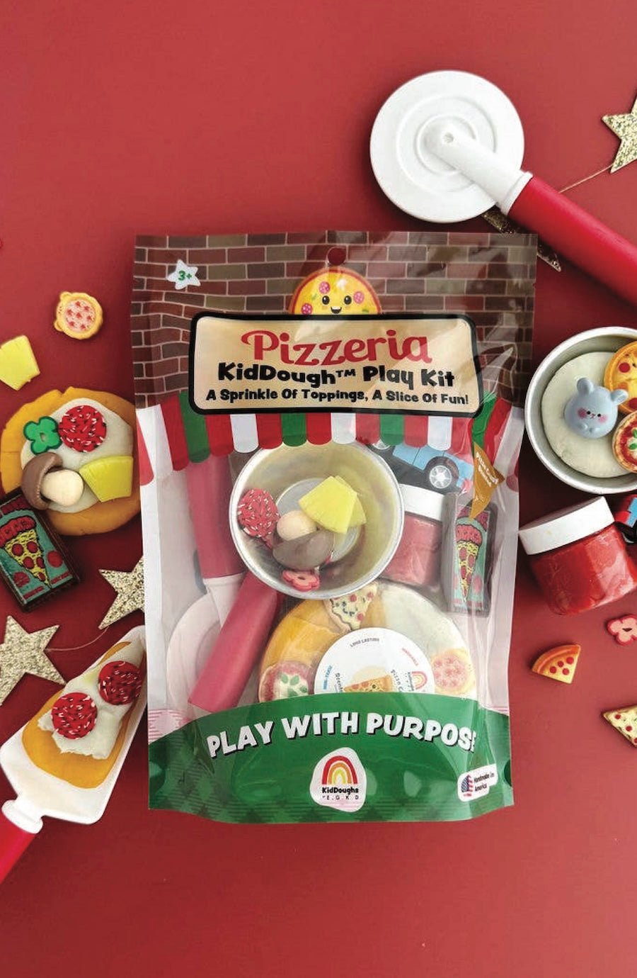 Pizzeria KidDough Play Kit - Foxy’s
