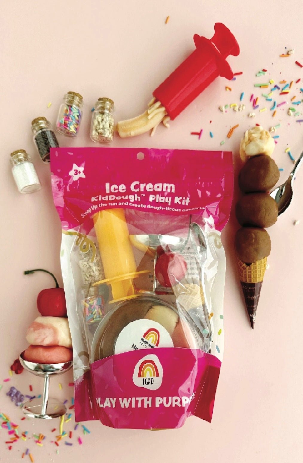 Ice Cream KidDough Play Kit - Foxy’s