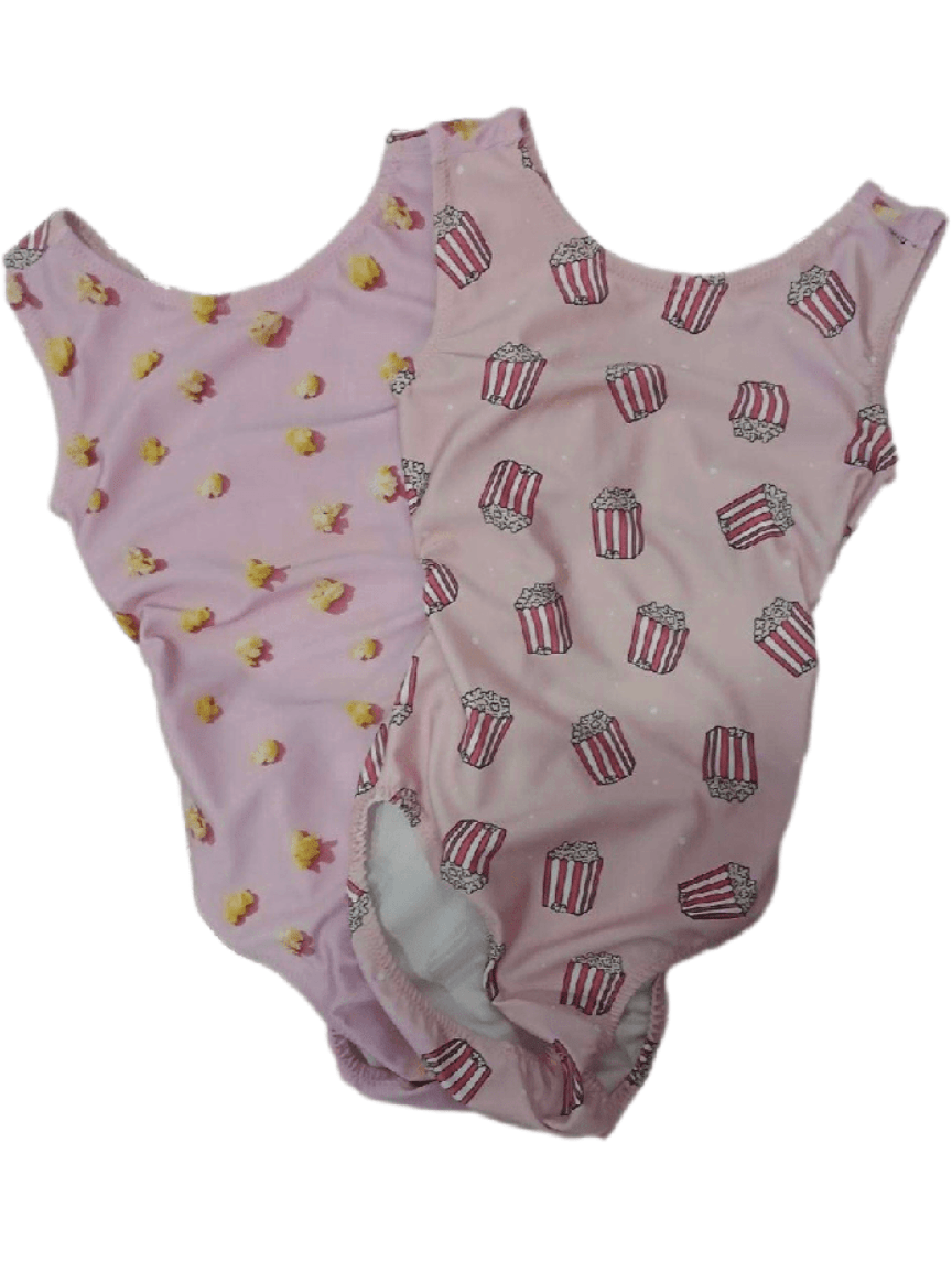 Popcorn Party Vice Versa Leotards for Girls (Which One Will You Choose) - Foxy’s