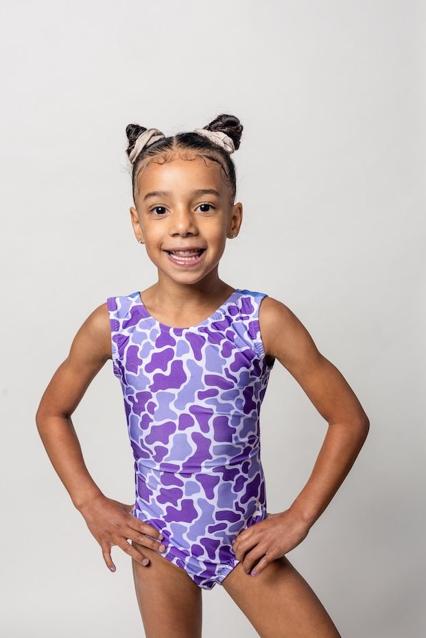 Foxy's Udderly Adorable Gymnastics Leotard - Cow & Camo Prints (Which One Will You Choose?) - Foxy’s