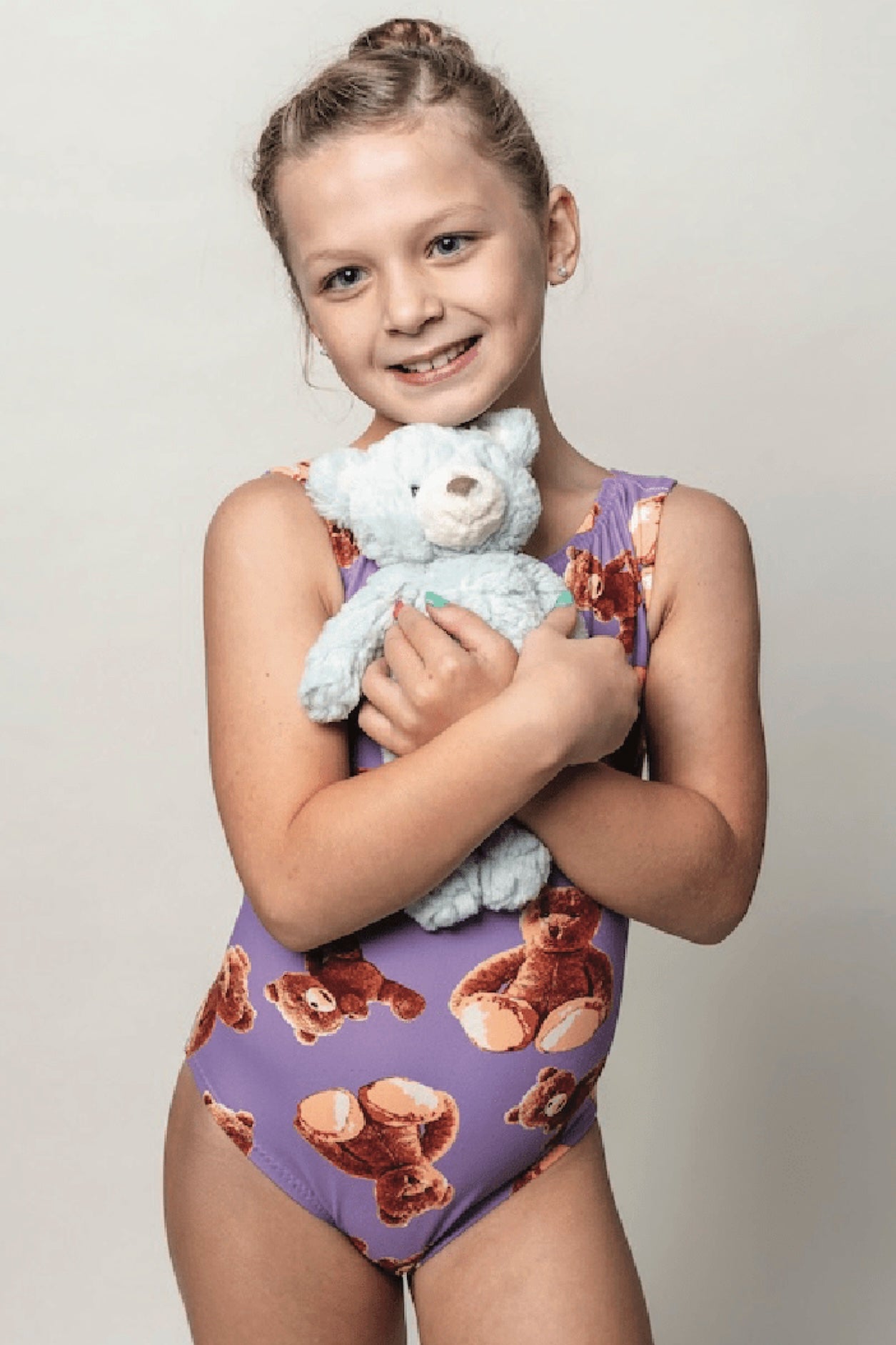 Ultra Soft Teddy Bear Gymnastics Leotard - Foxy's Leos - Foxy’s
