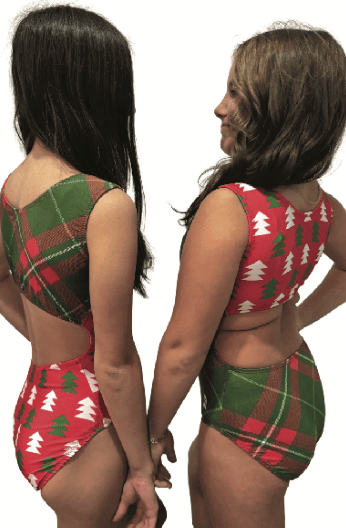 Christmas Classic Plaid Vice Versa Gymnastics Leotard | Foxy's Leotards - Choose Your Style! - Foxy’s