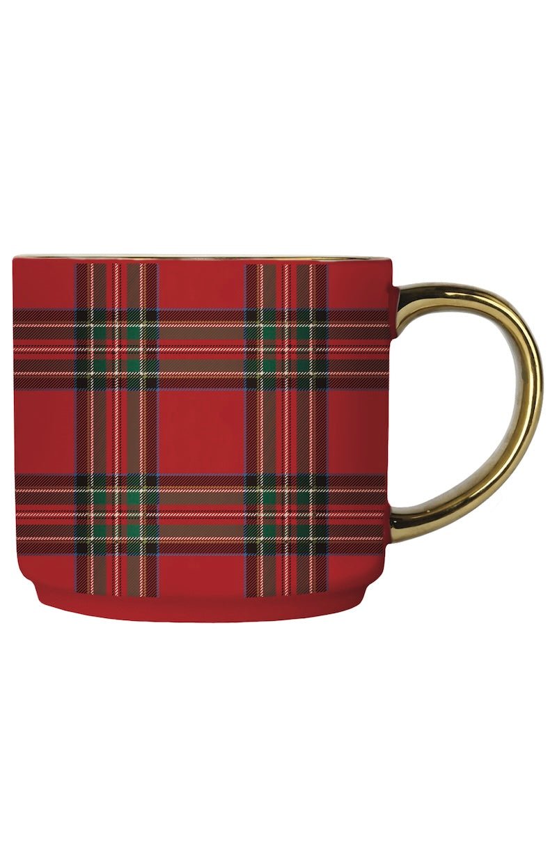 Red Plaid Coffee Mug - Christmas Decor & Gifts - Foxy’s