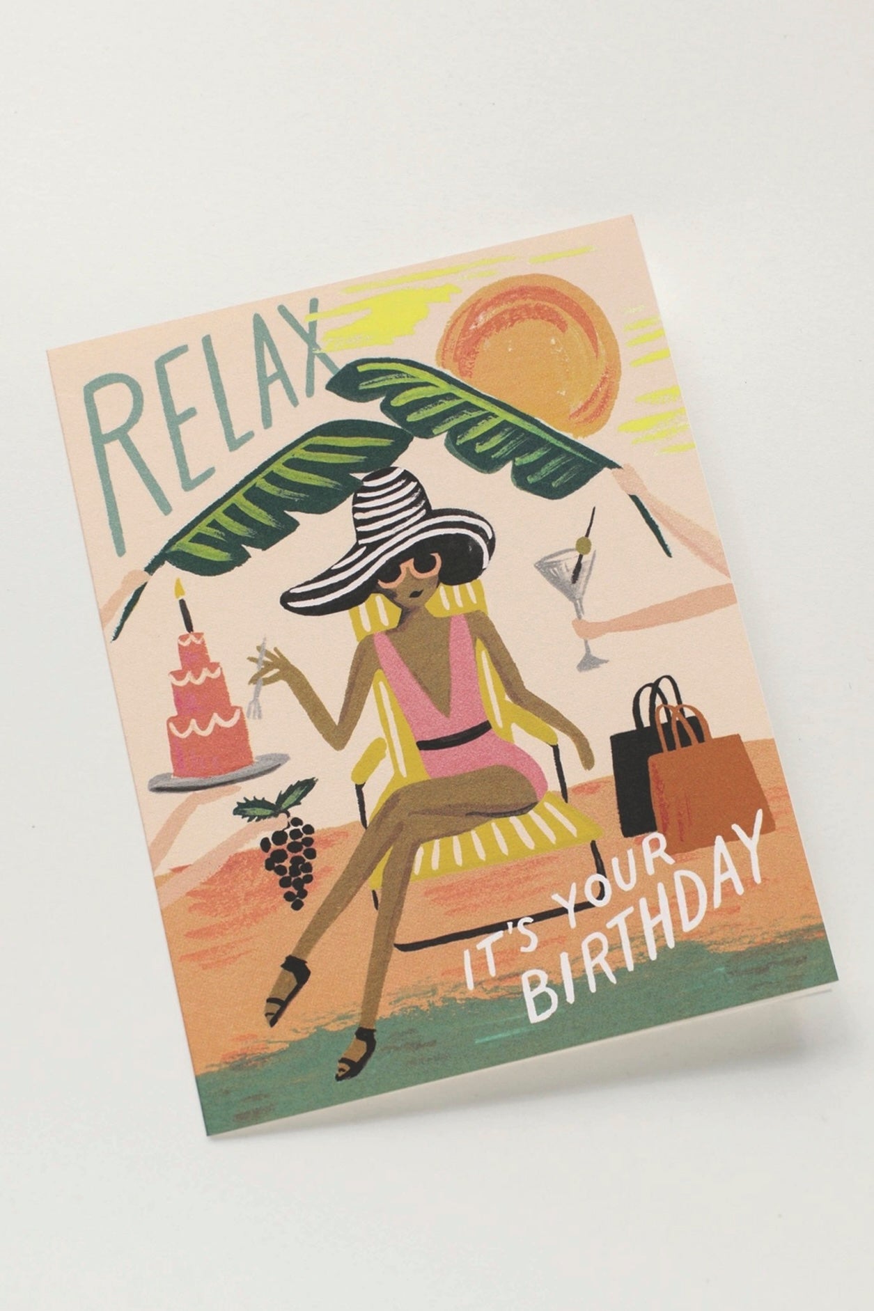 Relax Birthday Card - Foxy’s