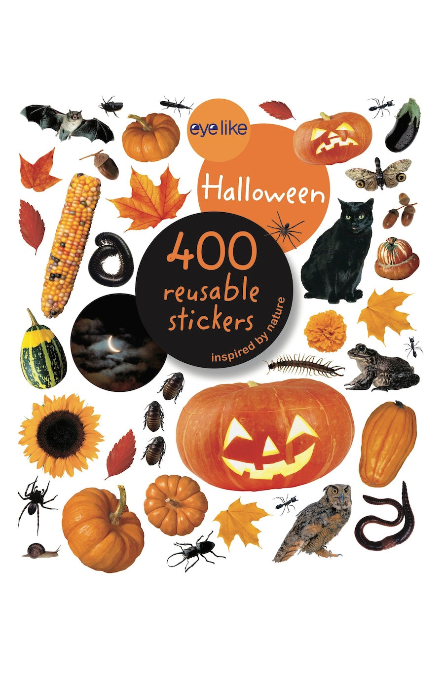 Book of 400 reusable halloween stickers