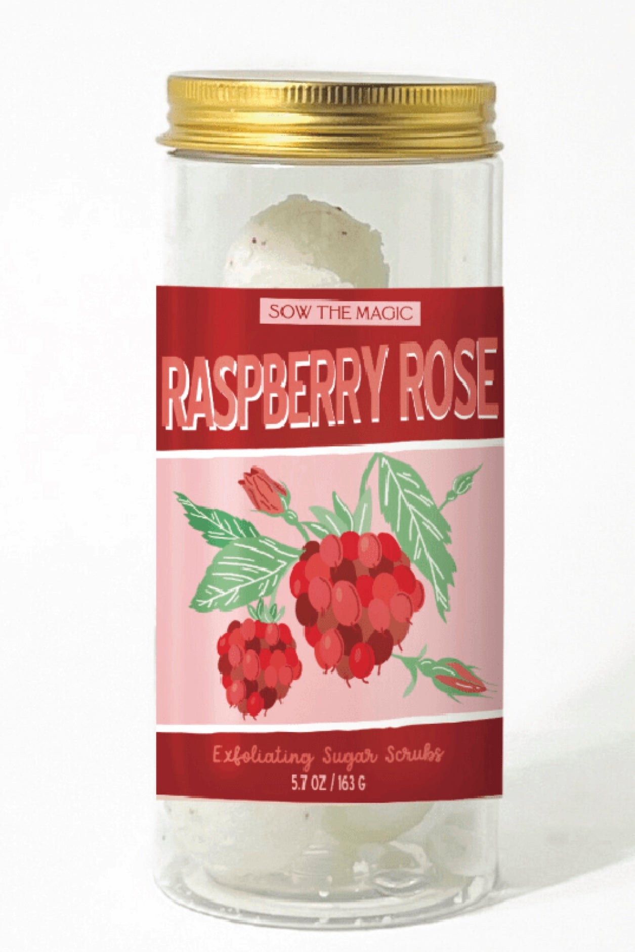 Raspberry Rose Exfoliating Sugar Scrubs - Foxy’s