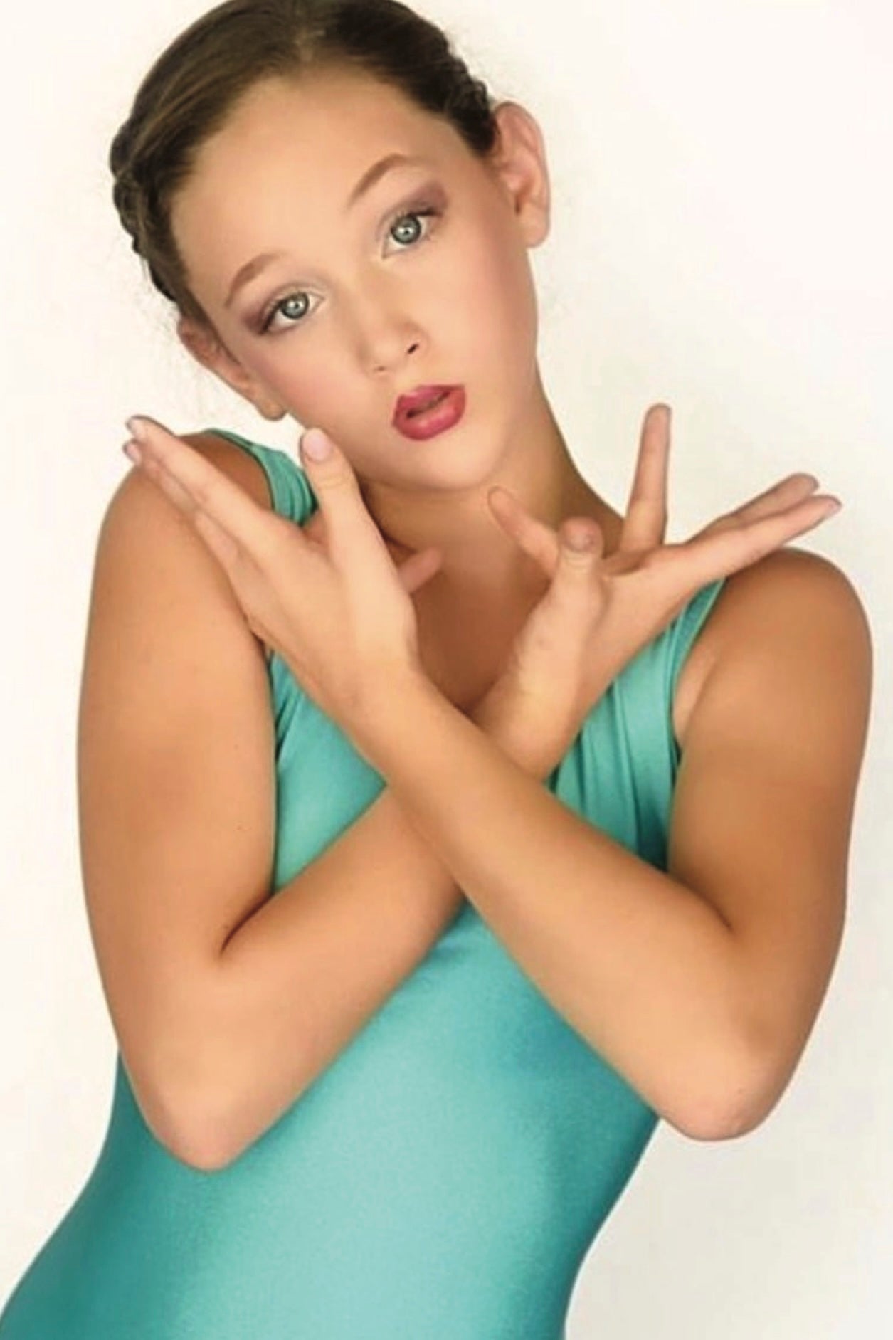 SOLID: Sea Blue Leotard - Foxy’s