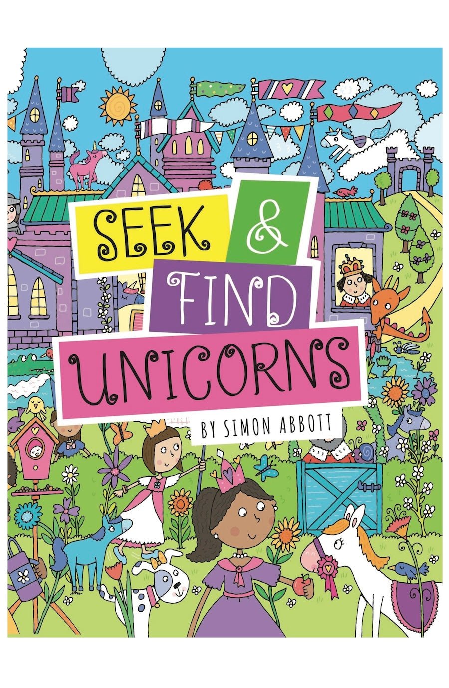 Unicorn Seek and Find Puzzle Book - Magical Hidden Pictures Activity Book for Kids Ages 3+ ✨ - Foxy’s