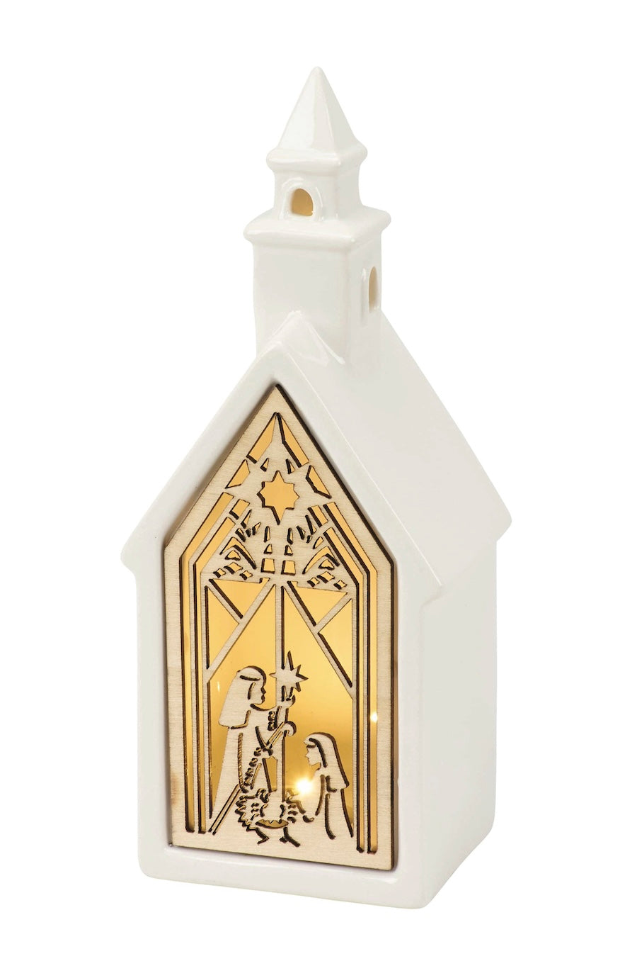 Lighted Nativity Sitter