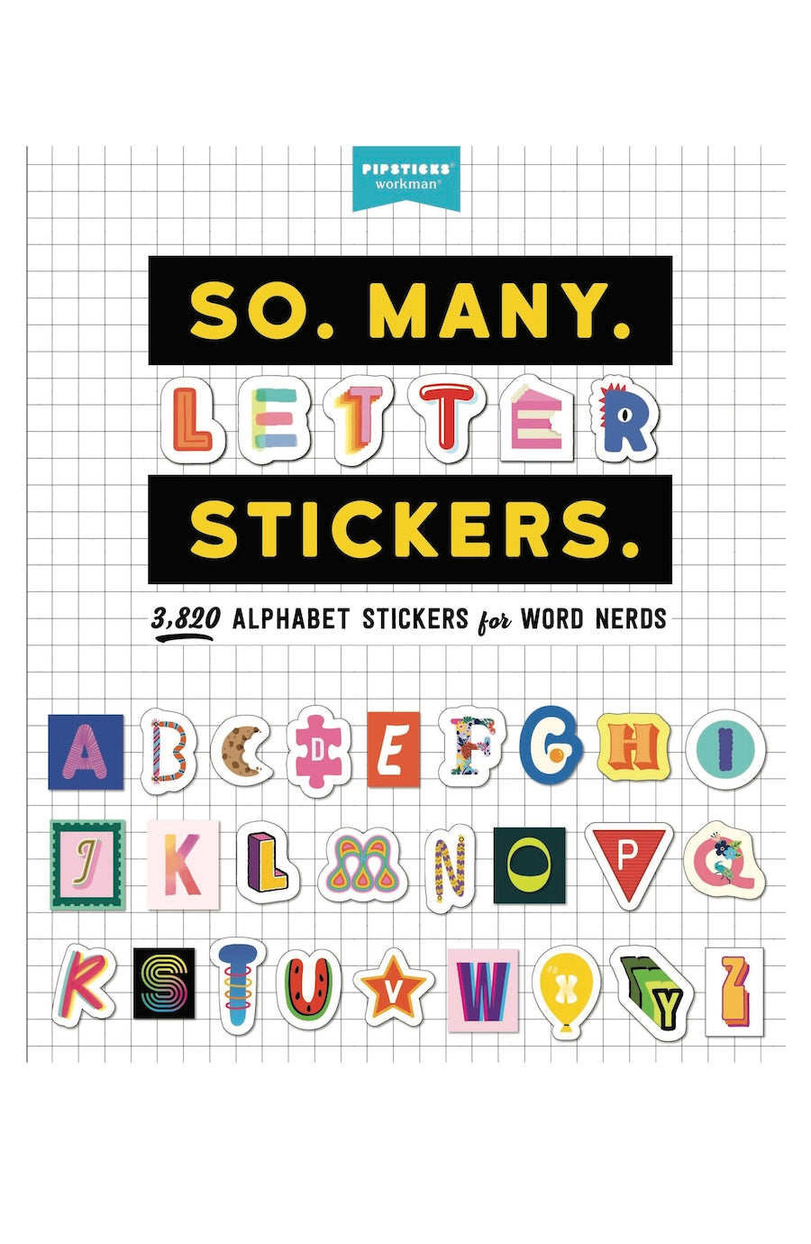 So. Many. Letter Stickers. Book