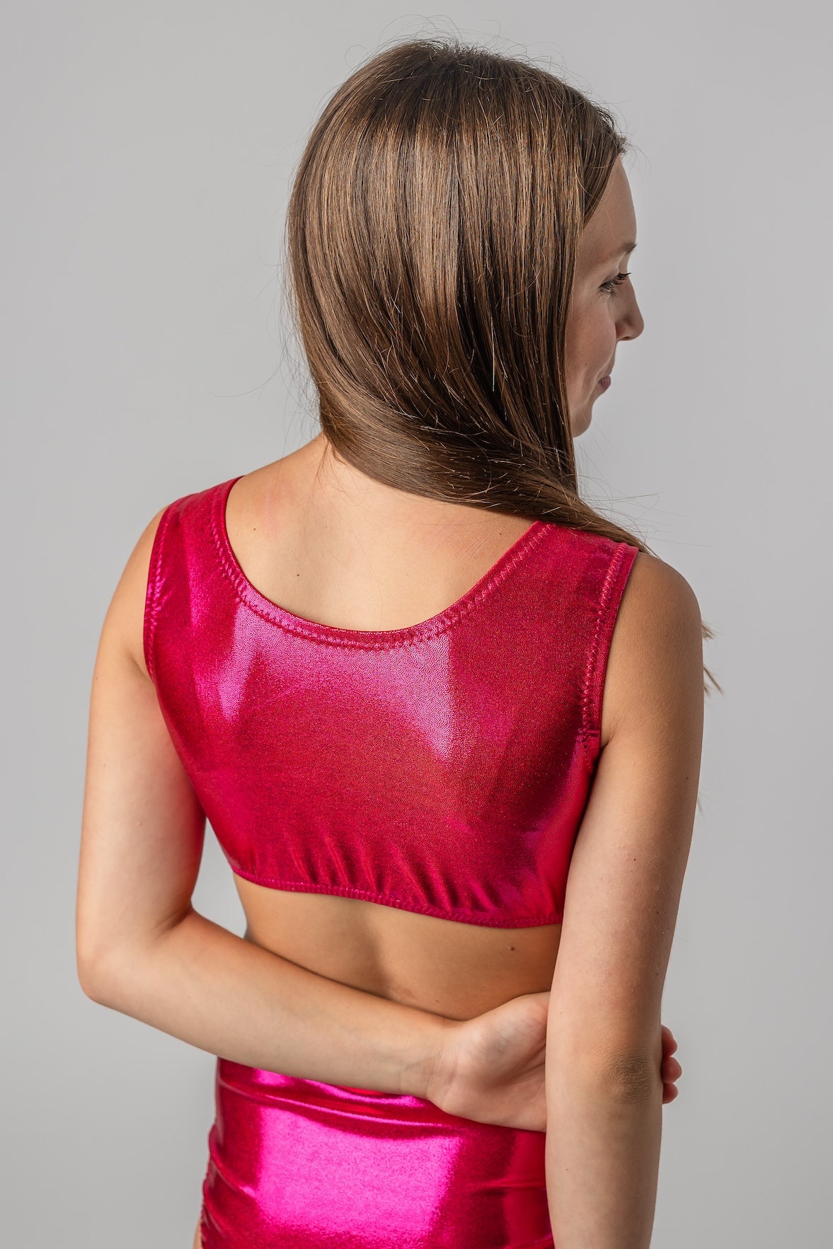 Dragonfruit Bling Leotard for Dance & Gymnastics | Rhinestone Applique - Foxy’s