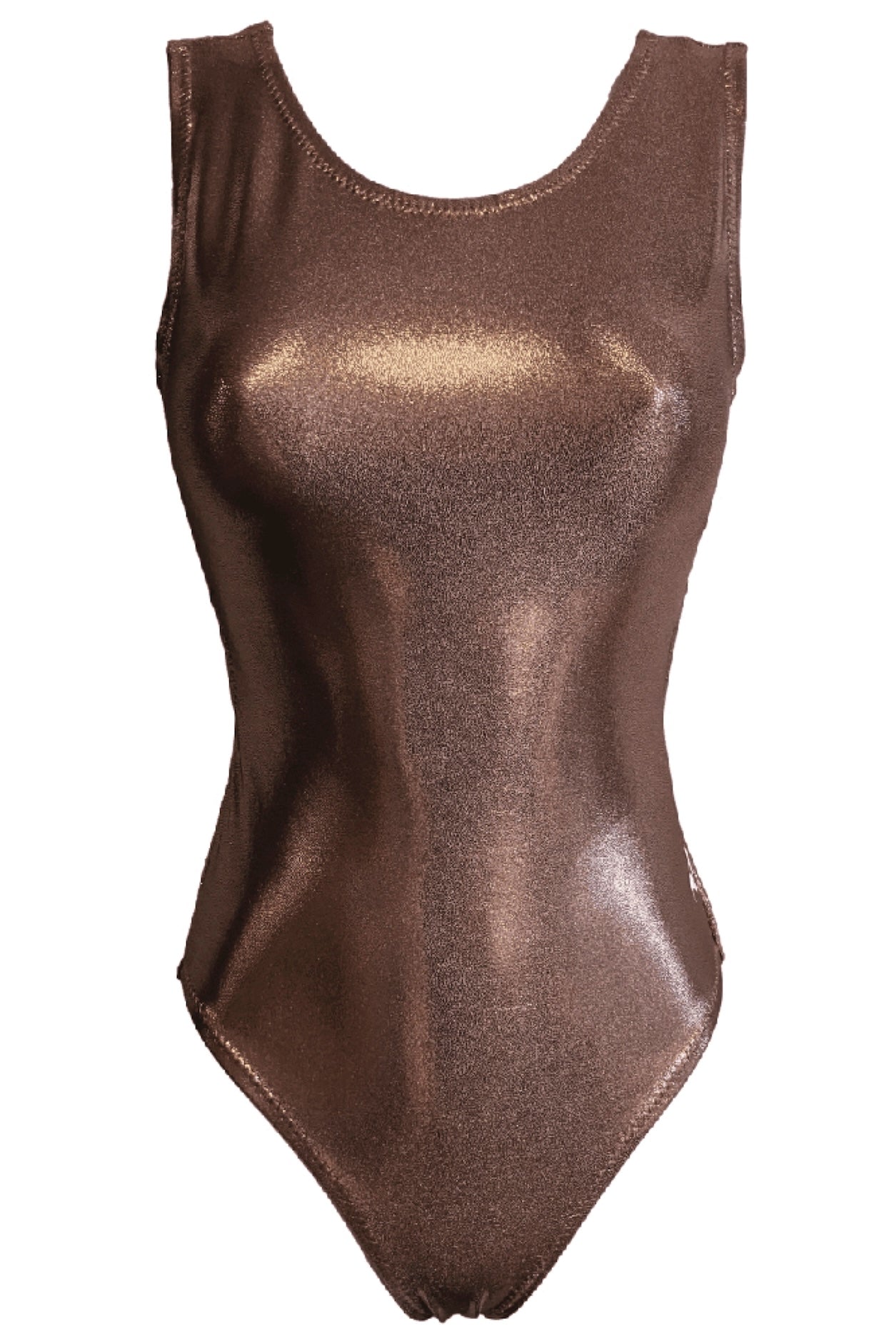 Rose Gold Mystique Leotard - Shimmery Gymnastics & Dance Leo by Foxy's - Foxy’s
