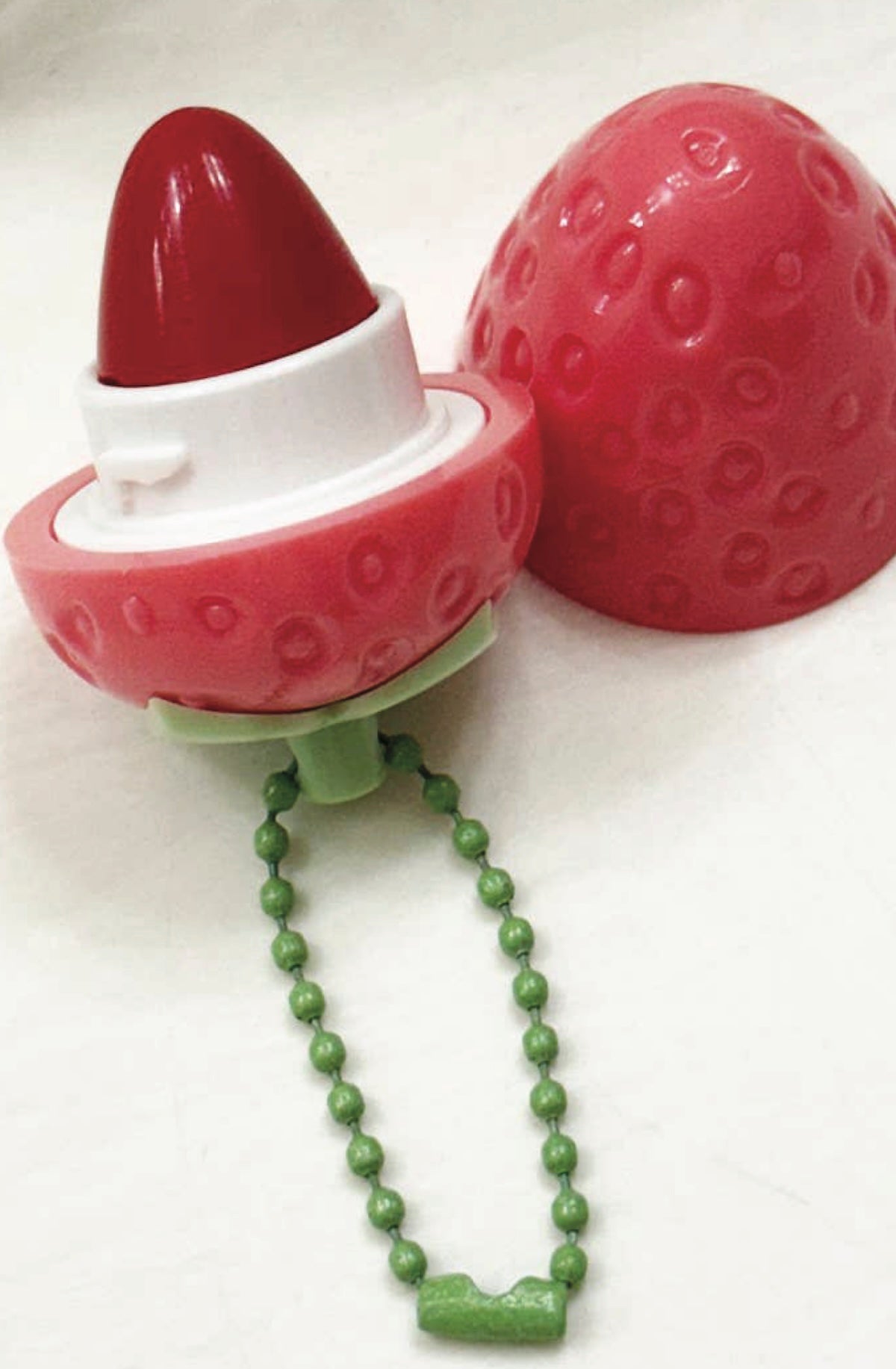 Strawberry Lip Gloss with Key Ring - Foxy’s