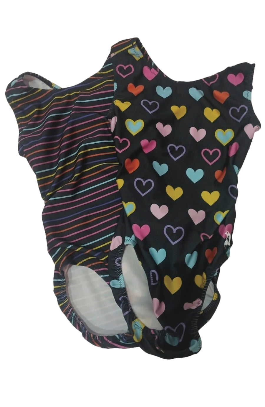 Stripes & Hearts Vice Versa Foxy's Leotard (Which One Will You Choose?)