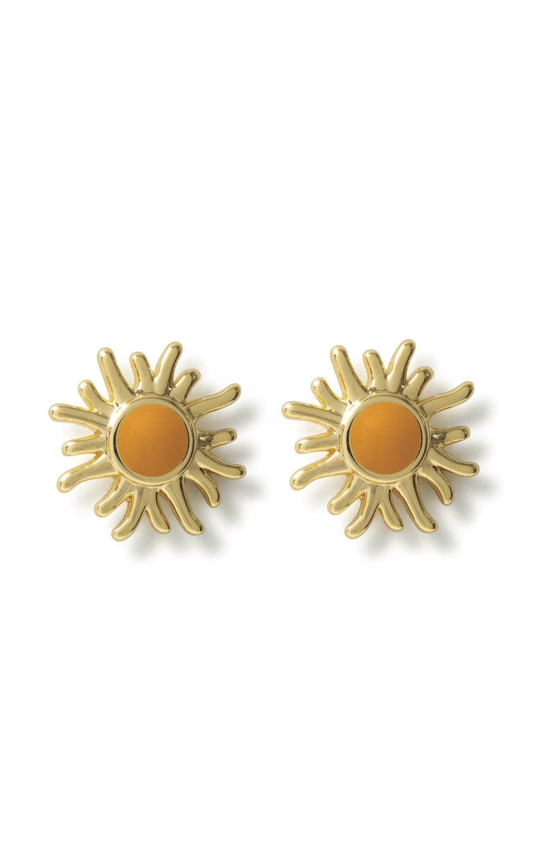 'Good Day' Sunburst Stud Earrings ✨ 14K Gold - Plated & Hypoallergenic for Sensitive Ears | Empower Your Everyday Sparkle! - Foxy’s