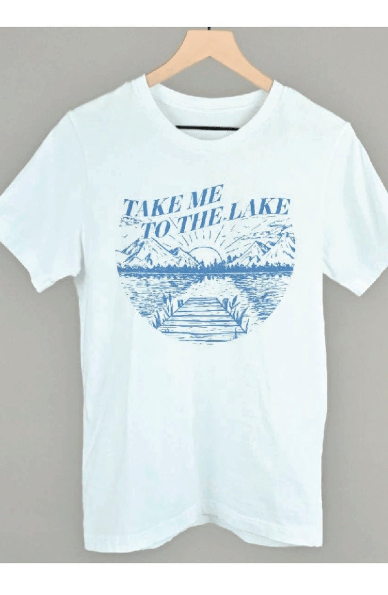Take Me to the Lake T-Shirt - Comfy Unisex Tee for Lake Lovers! ☀️ - Foxy’s
