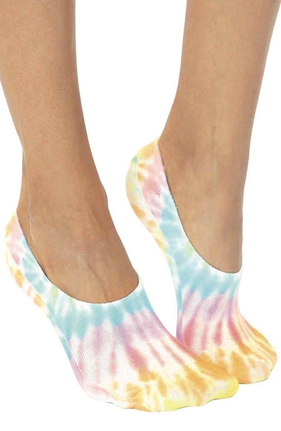 No-Show Liner Socks - Pastel Tie Dye Print - Foxy’s