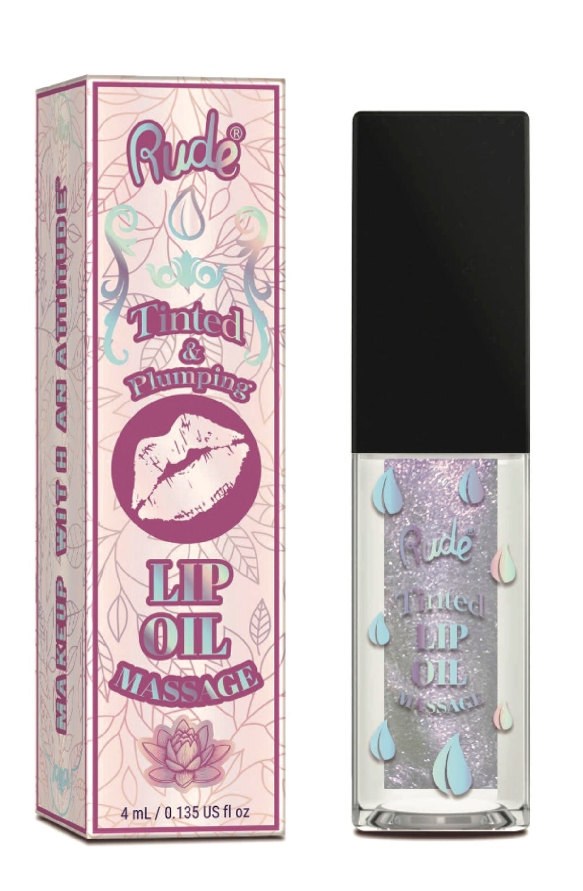 Lip Oil Massage Tinted & Plumping Lip Oil - Foxy’s