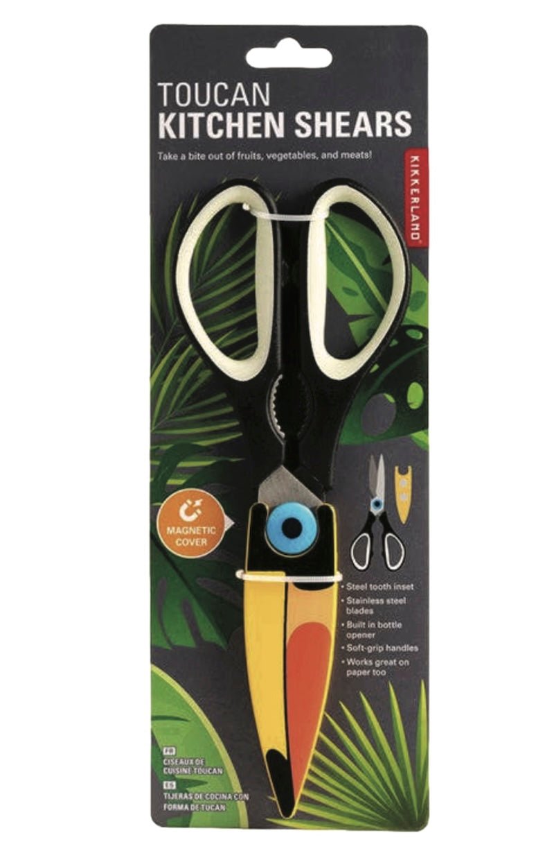 Toucan Kitchen Shears: Multifunctional Fun for Food Prep! ✂️ - Foxy’s