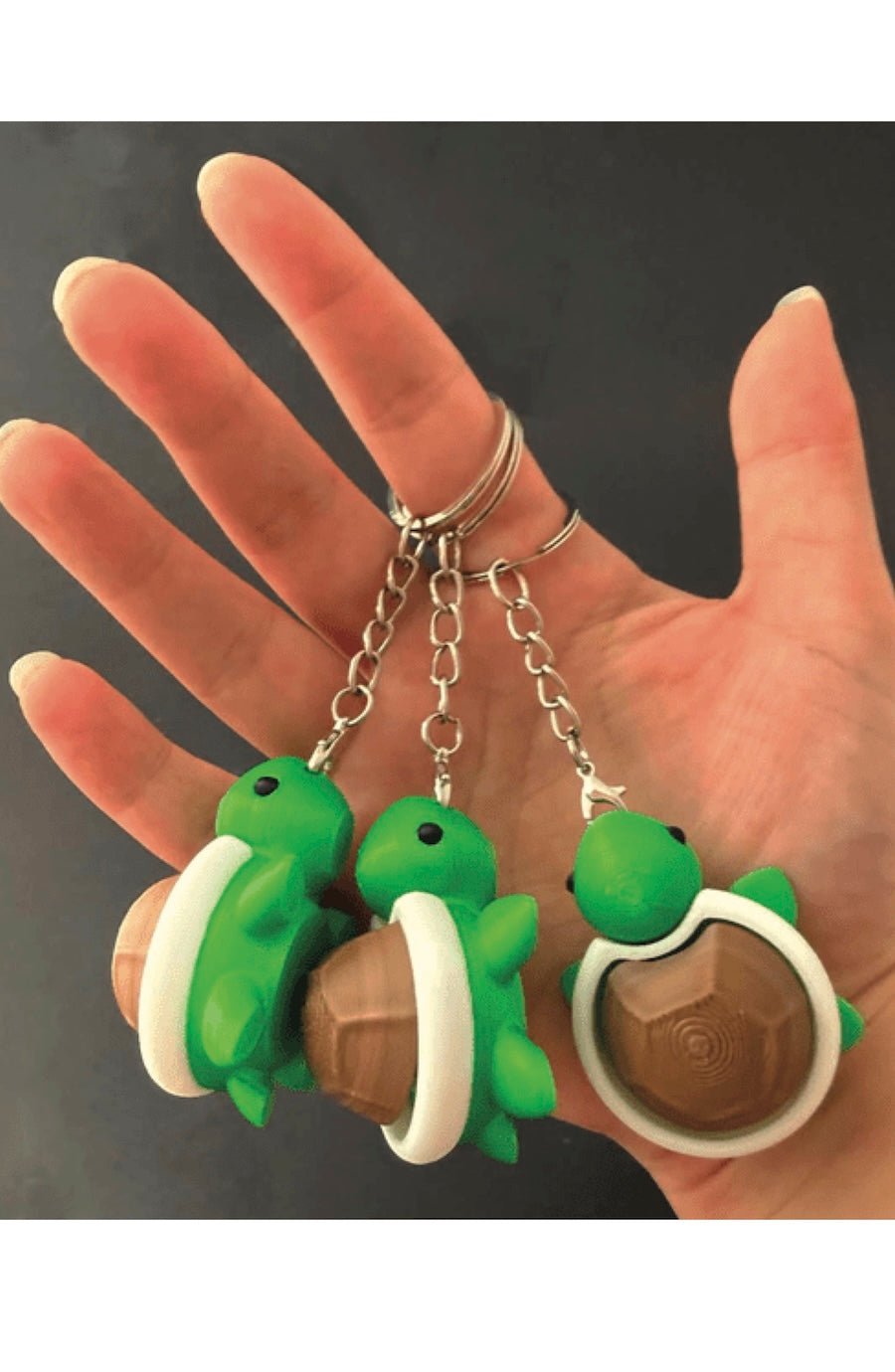 Turtle Fidget Clicker Keychains - Foxy’s