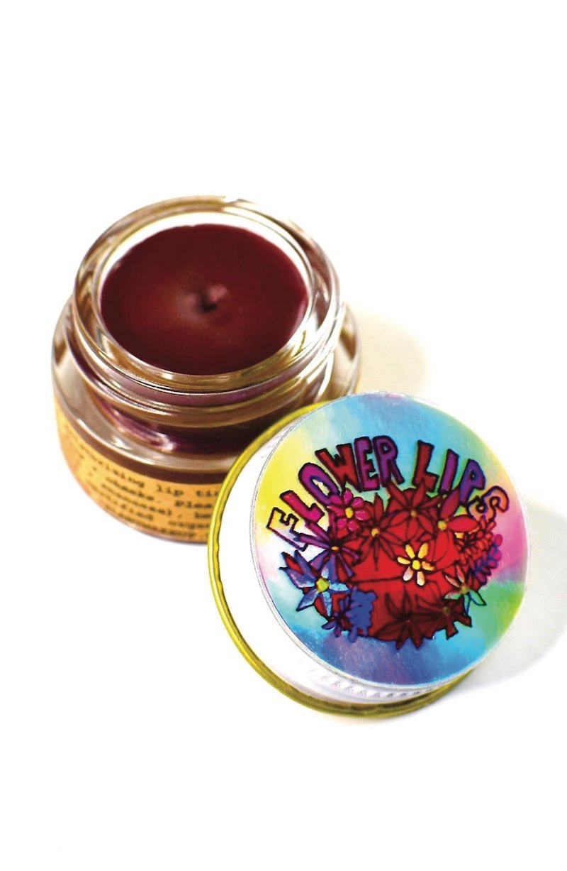 Berry Kiss Plant - Based Lip Tint - Natural Red Glossy Balm for Luscious Lips - Foxy’s