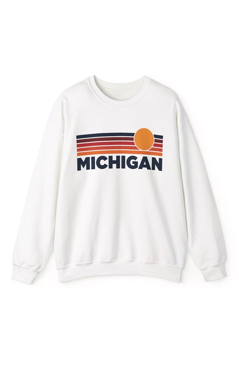 white michigan sweatshirt