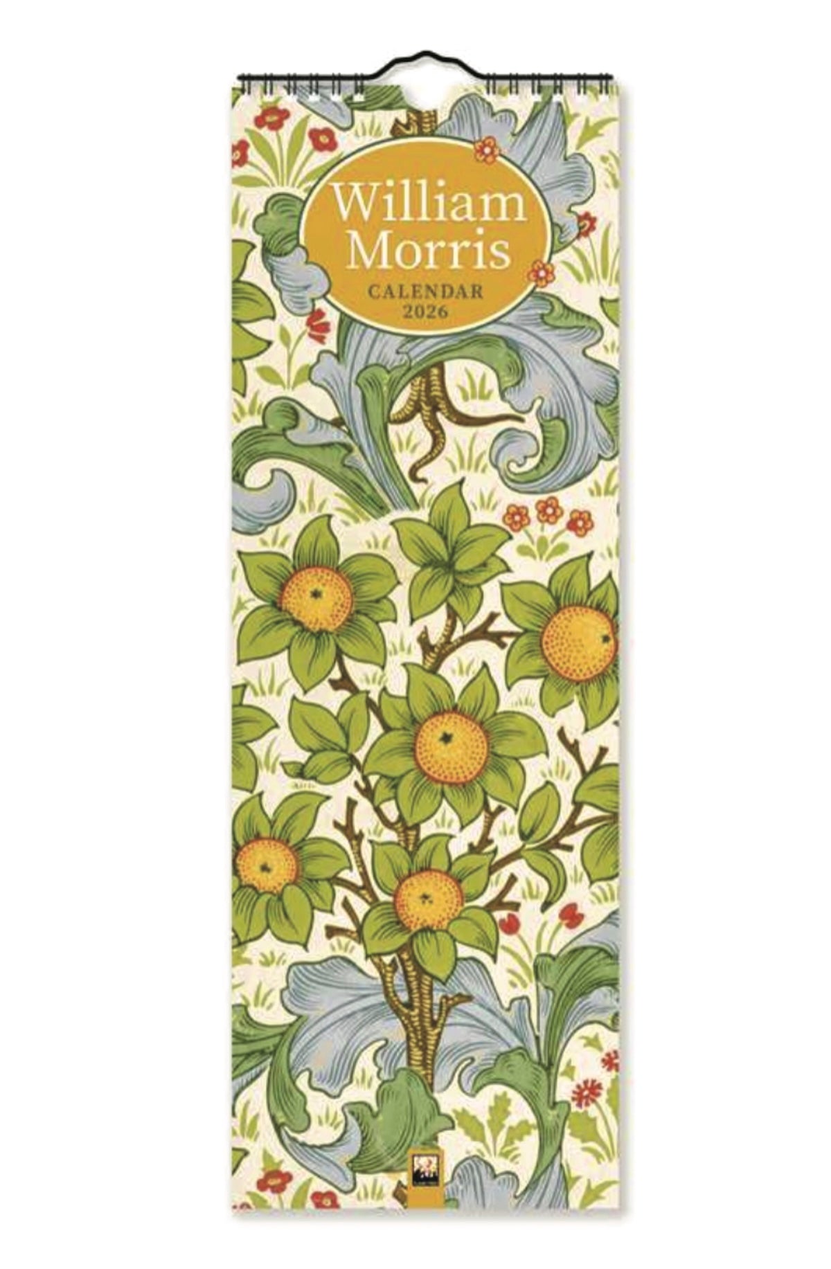 William Morris Slim Calendar 2026 (Art Calendar) by - Foxy’s
